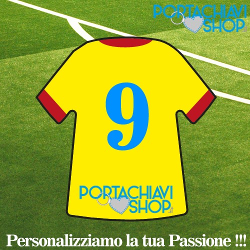 Mod Benevento - Portachiavi Mini T-shirt Personalizzabile