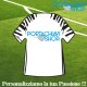 Mod Juve 3 - Portachiavi Mini T-shirt Personalizzabile